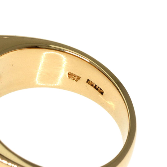 BVLGARI Ring 18K Yellow Gold gold Tronchetto hematite