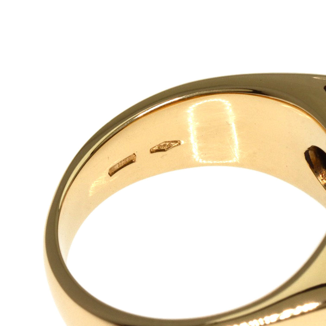 BVLGARI Ring 18K Yellow Gold gold Tronchetto hematite