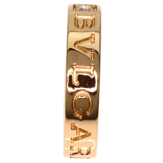 BVLGARI Ring 18K Pink Gold gold BVLGARI BVLGARI Double Logo 1P Diamond