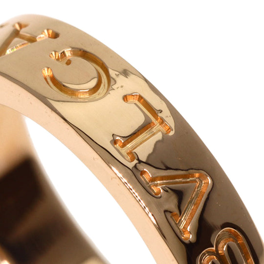 BVLGARI Ring 18K Pink Gold gold BVLGARI BVLGARI Double Logo 1P Diamond