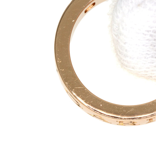 BVLGARI Ring 18K Pink Gold gold BVLGARI BVLGARI Double Logo 1P Diamond