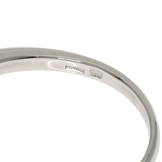 BVLGARI Ring PT950 Silver corona curve Women Used Authentic