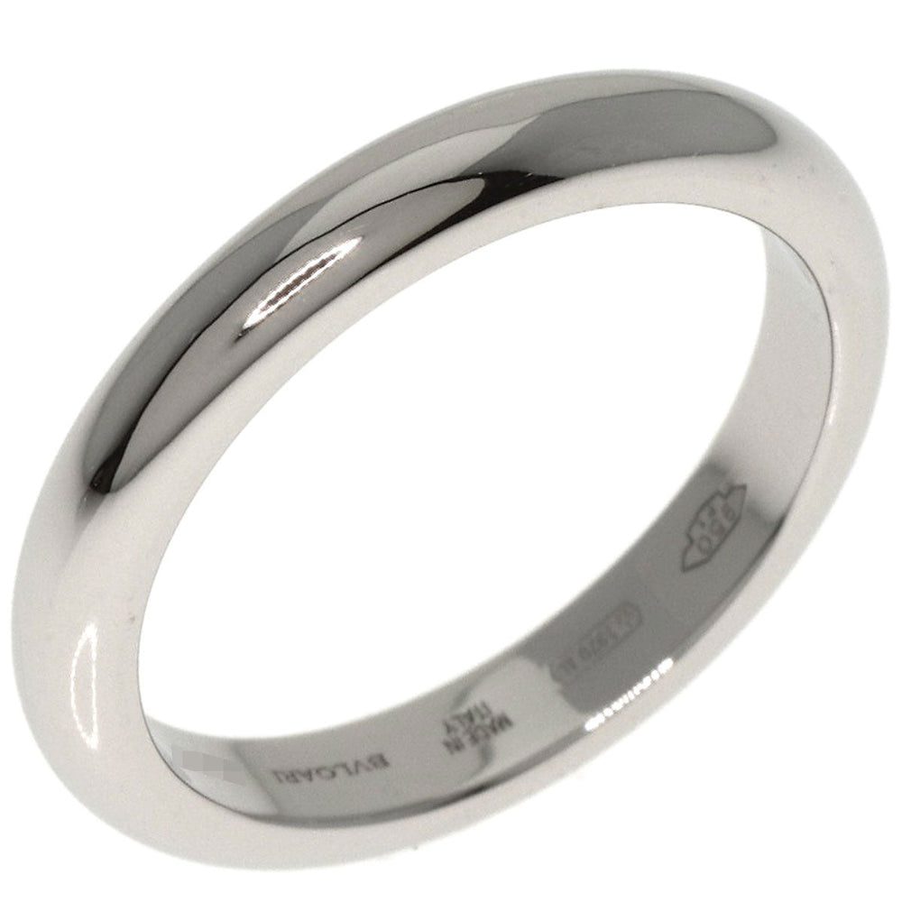 BVLGARI Ring PT950 Silver Feddy wedding Women Used Authentic