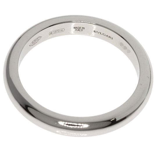 BVLGARI Ring PT950 Silver Feddy wedding Women Used Authentic