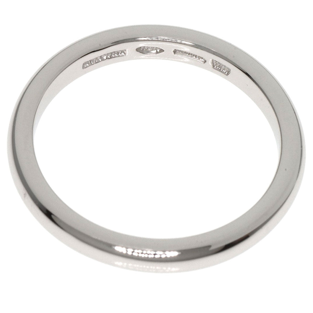 BVLGARI Ring PT950 Silver Feddy wedding Women Used Authentic