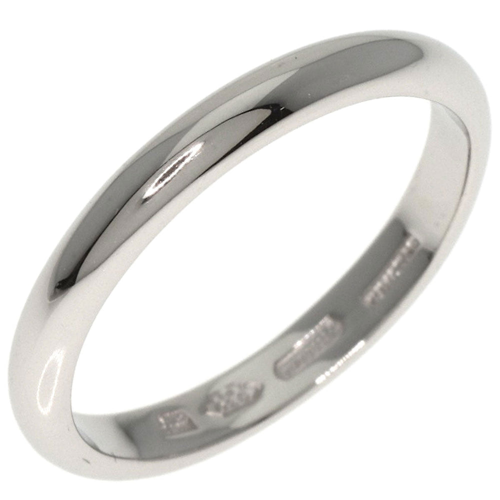 BVLGARI Ring PT950 Silver Feddy wedding Women Used Authentic