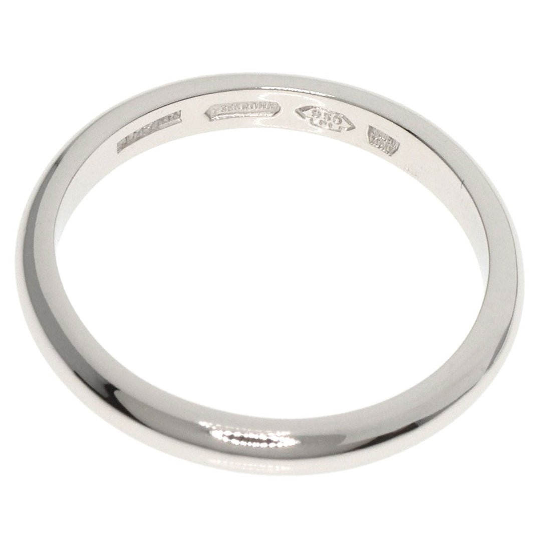 BVLGARI Ring PT950 Silver Feddy wedding Women Used Authentic