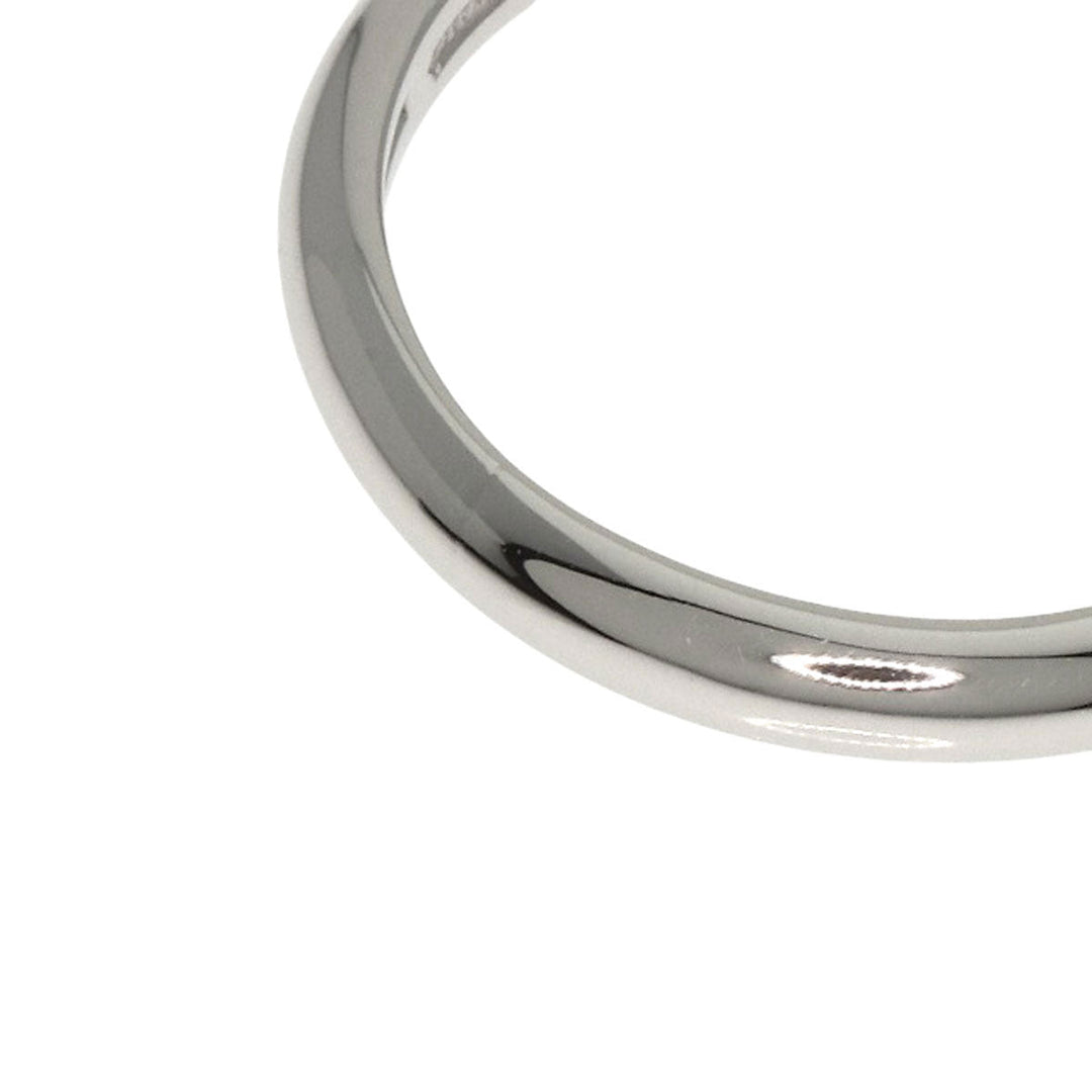 BVLGARI Ring PT950 Silver Feddy wedding Women Used Authentic