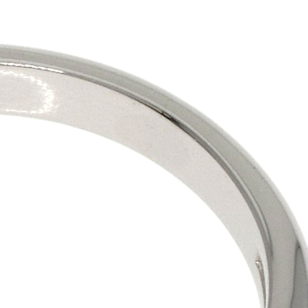 BVLGARI Ring PT950 Silver Feddy wedding Women Used Authentic