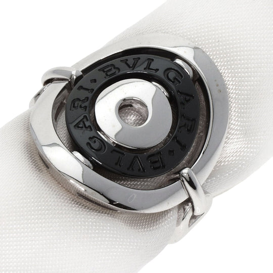 BVLGARI Ring K18WG Silver Asturale Cerki Women Used Authentic