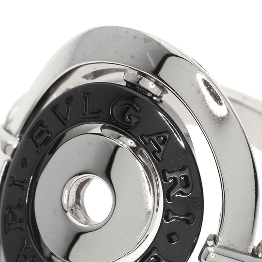 BVLGARI Ring K18WG Silver Asturale Cerki Women Used Authentic