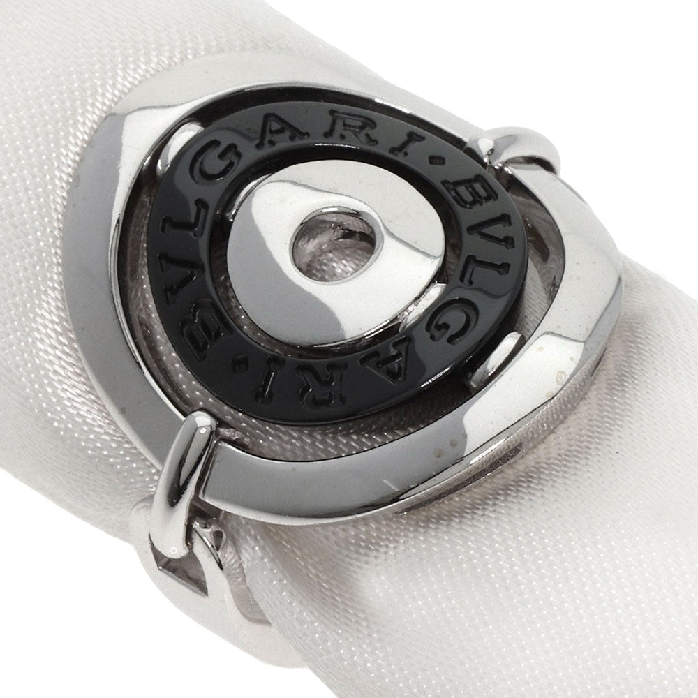 BVLGARI Ring K18WG Silver Asturale Cerki Women Used Authentic