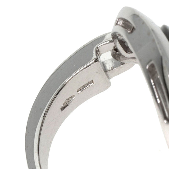 BVLGARI Ring K18WG Silver Asturale Cerki Women Used Authentic
