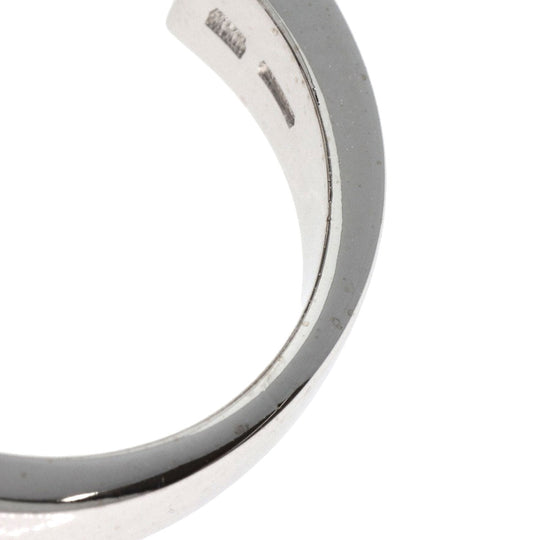 BVLGARI Ring K18WG Silver Asturale Cerki Women Used Authentic