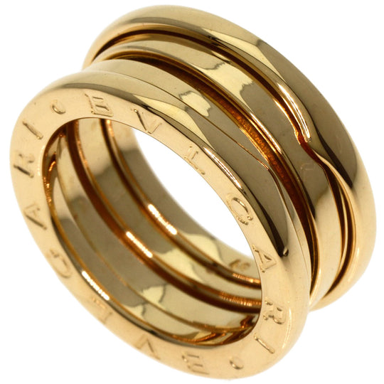 BVLGARI Ring 18K Yellow Gold gold B-zero1 B-zero One 2 Band #48 Women Used Authentic