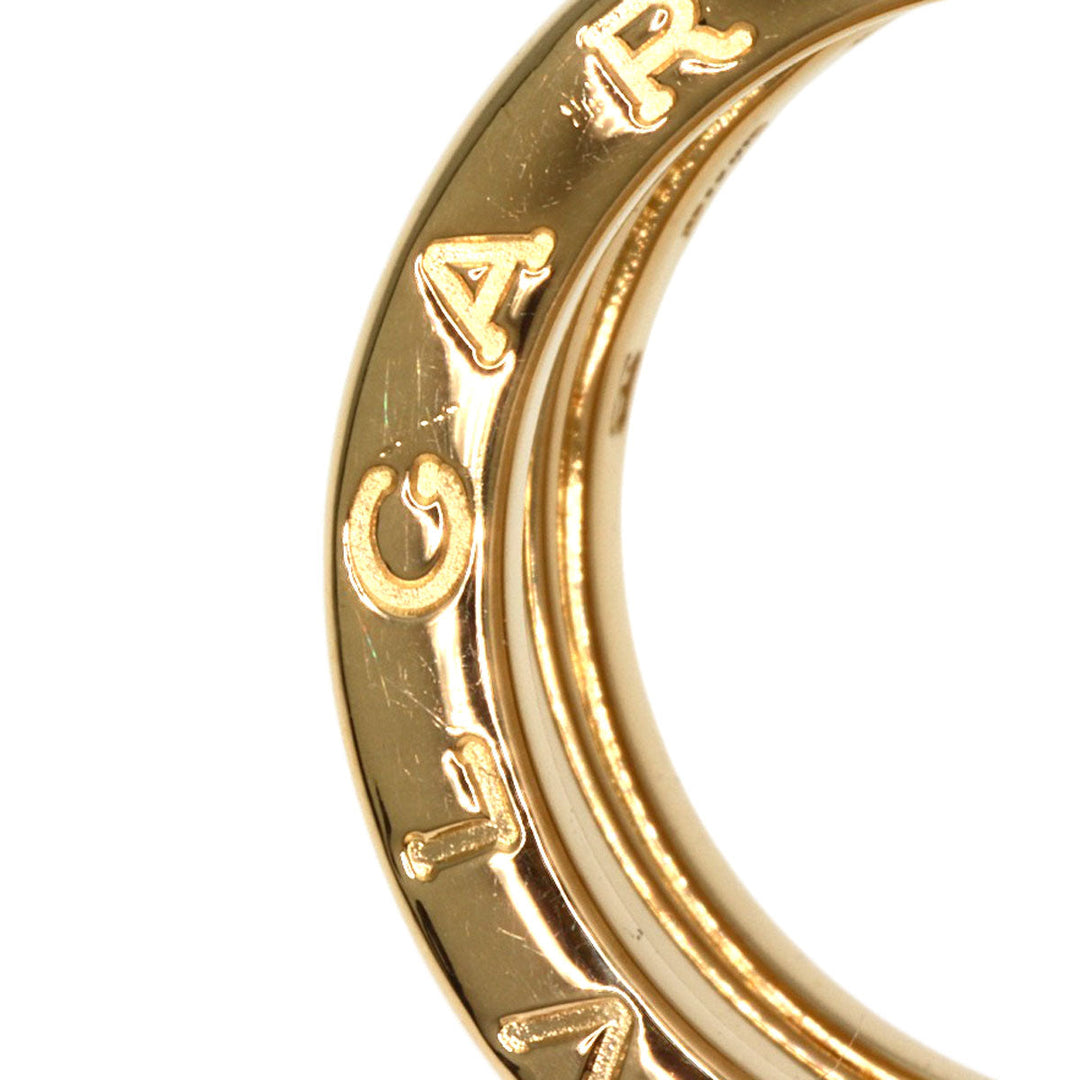 BVLGARI Ring 18K Yellow Gold gold B-zero1 B-zero One 2 Band #48 Women Used Authentic