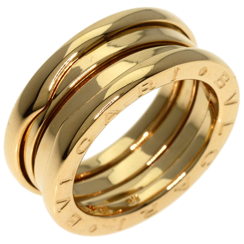 BVLGARI Ring 18K Yellow Gold gold B-zero1 B-zero One 2 Band #48 Women Used Authentic