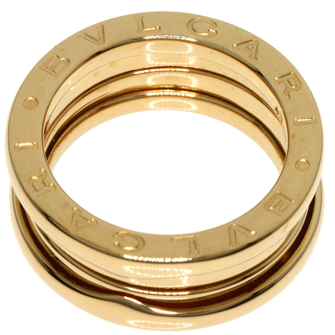 BVLGARI Ring 18K Yellow Gold gold B-zero1 B-zero One 2 Band #48 Women Used Authentic