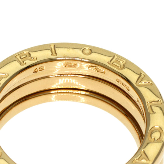 BVLGARI Ring 18K Yellow Gold gold B-zero1 B-zero One 2 Band #48 Women Used Authentic