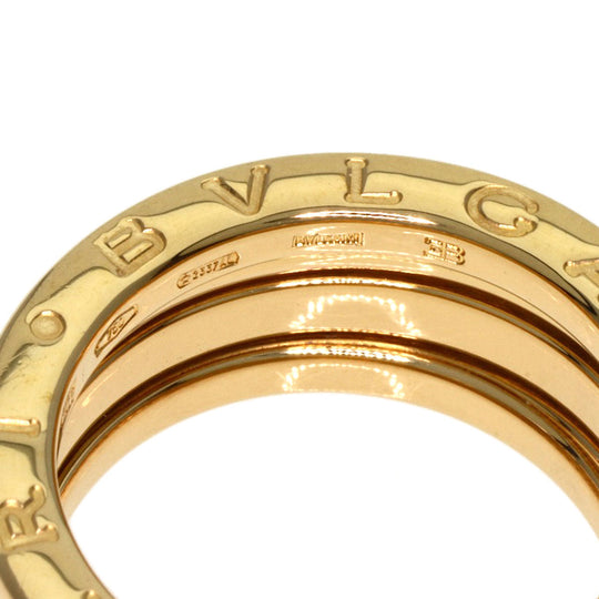 BVLGARI Ring 18K Yellow Gold gold B-zero1 B-zero One 2 Band #48 Women Used Authentic