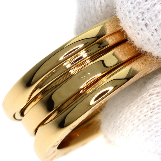 BVLGARI Ring 18K Yellow Gold gold B-zero1 B-zero One 2 Band #48 Women Used Authentic
