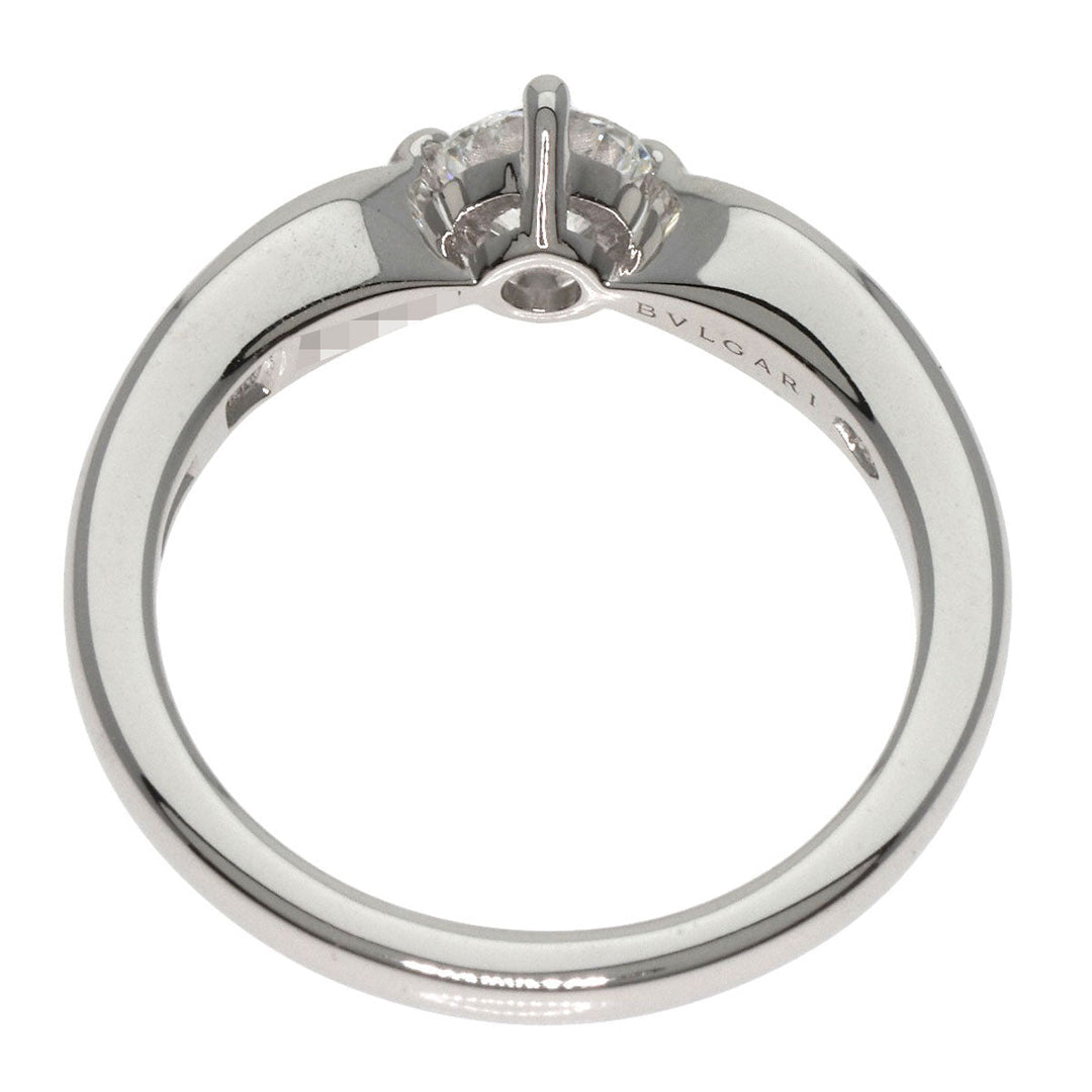 BVLGARI Ring PT950 Silver Dedicata A Venice Women Used Authentic