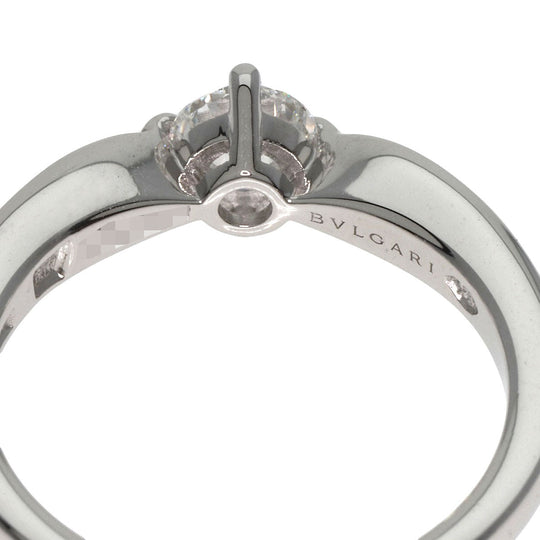 BVLGARI Ring PT950 Silver Dedicata A Venice Women Used Authentic