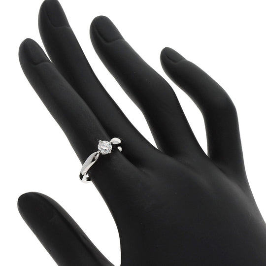 BVLGARI Ring PT950 Silver Dedicata A Venice Women Used Authentic