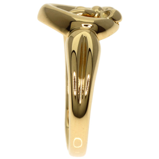 TIFFANY&Co. Ring 18K Yellow Gold gold Ribbon heart