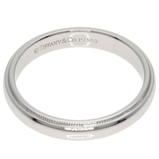 TIFFANY&Co. Ring PT950 Silver Milgrain unisex(Unisex) Used Authentic