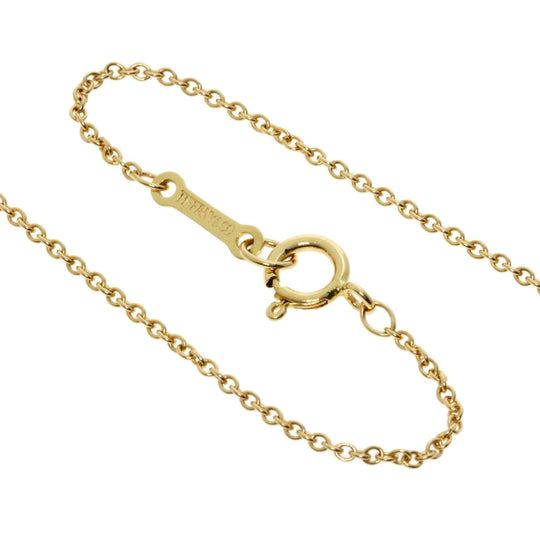 TIFFANY&Co. Necklace 18K Yellow Gold gold Open heart Women Used Authentic