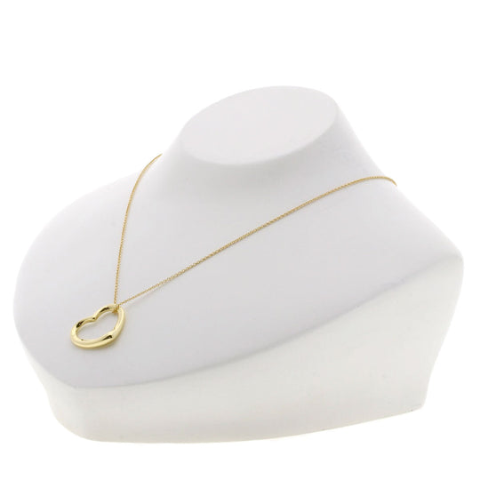 TIFFANY&Co. Necklace 18K Yellow Gold gold Open heart Women Used Authentic