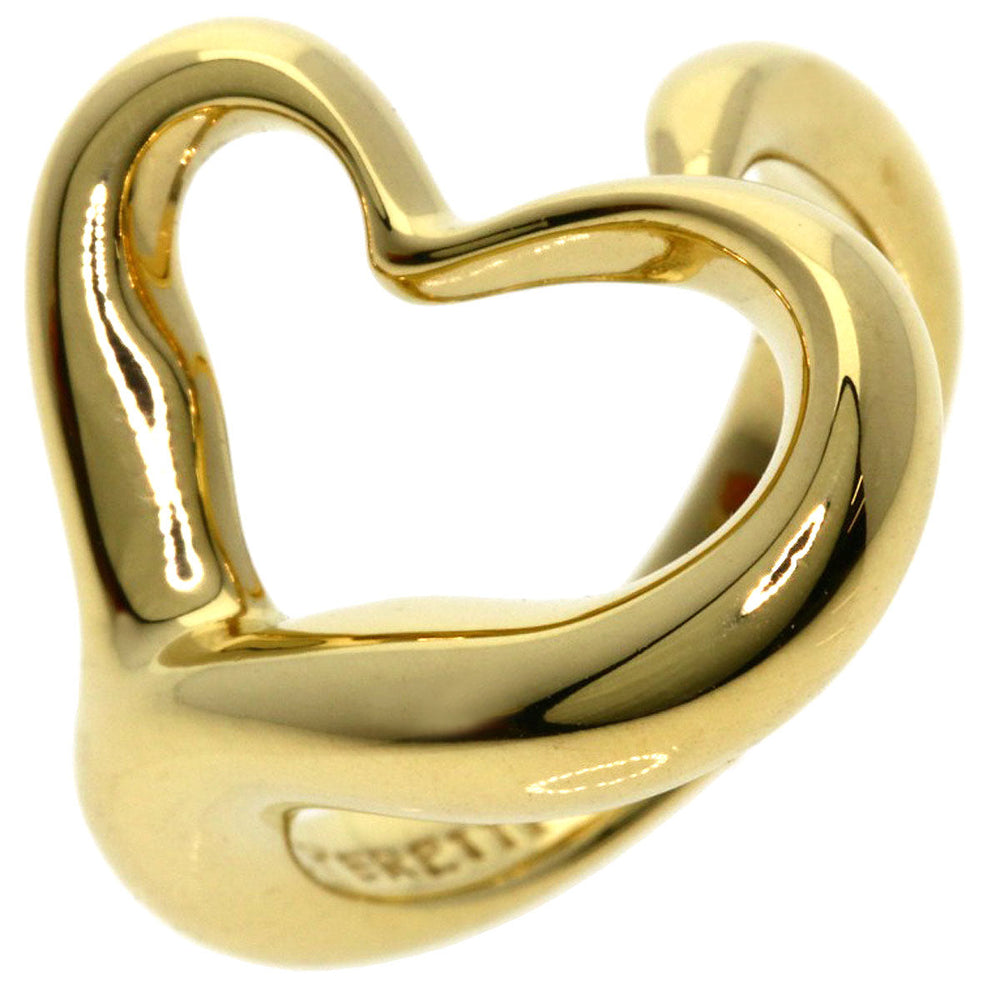 TIFFANY&Co. Ring 18K Yellow Gold gold Open heart Women Used Authentic