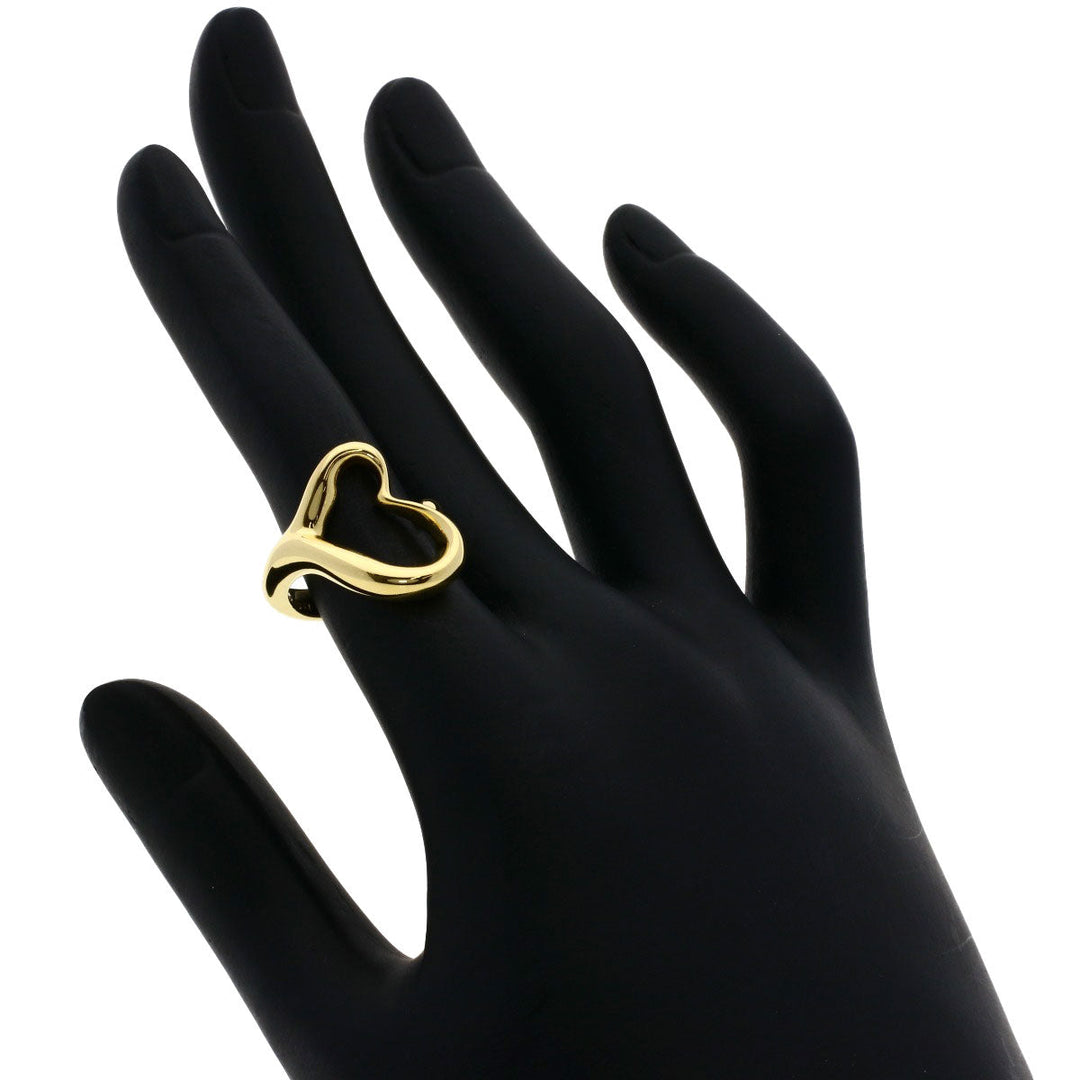 TIFFANY&Co. Ring 18K Yellow Gold gold Open heart Women Used Authentic