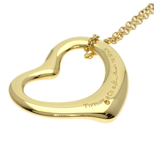 TIFFANY&Co. Necklace 18K Yellow Gold gold Open heart