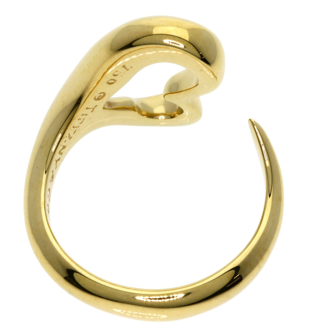 TIFFANY&Co. Ring 18K Yellow Gold gold Open heart Women Used Authentic