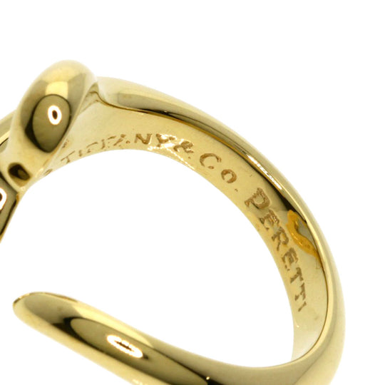 TIFFANY&Co. Ring 18K Yellow Gold gold Open heart Women Used Authentic