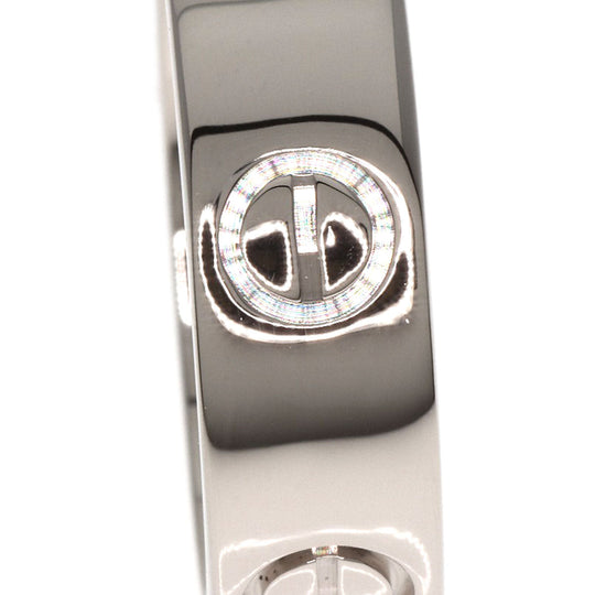 CARTIER Ring K18WG Silver Love Ring #49 Women Used Authentic