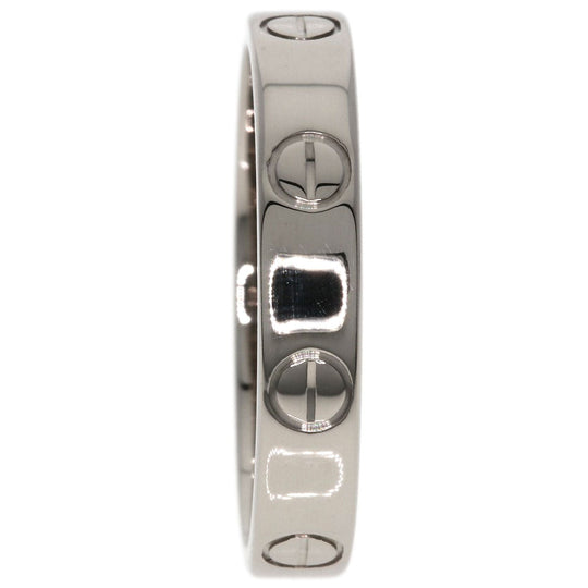 CARTIER Ring K18WG Silver Mini Love Ring #54