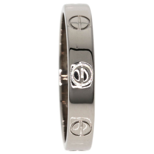 CARTIER Ring K18WG Silver Mini Love Ring #54