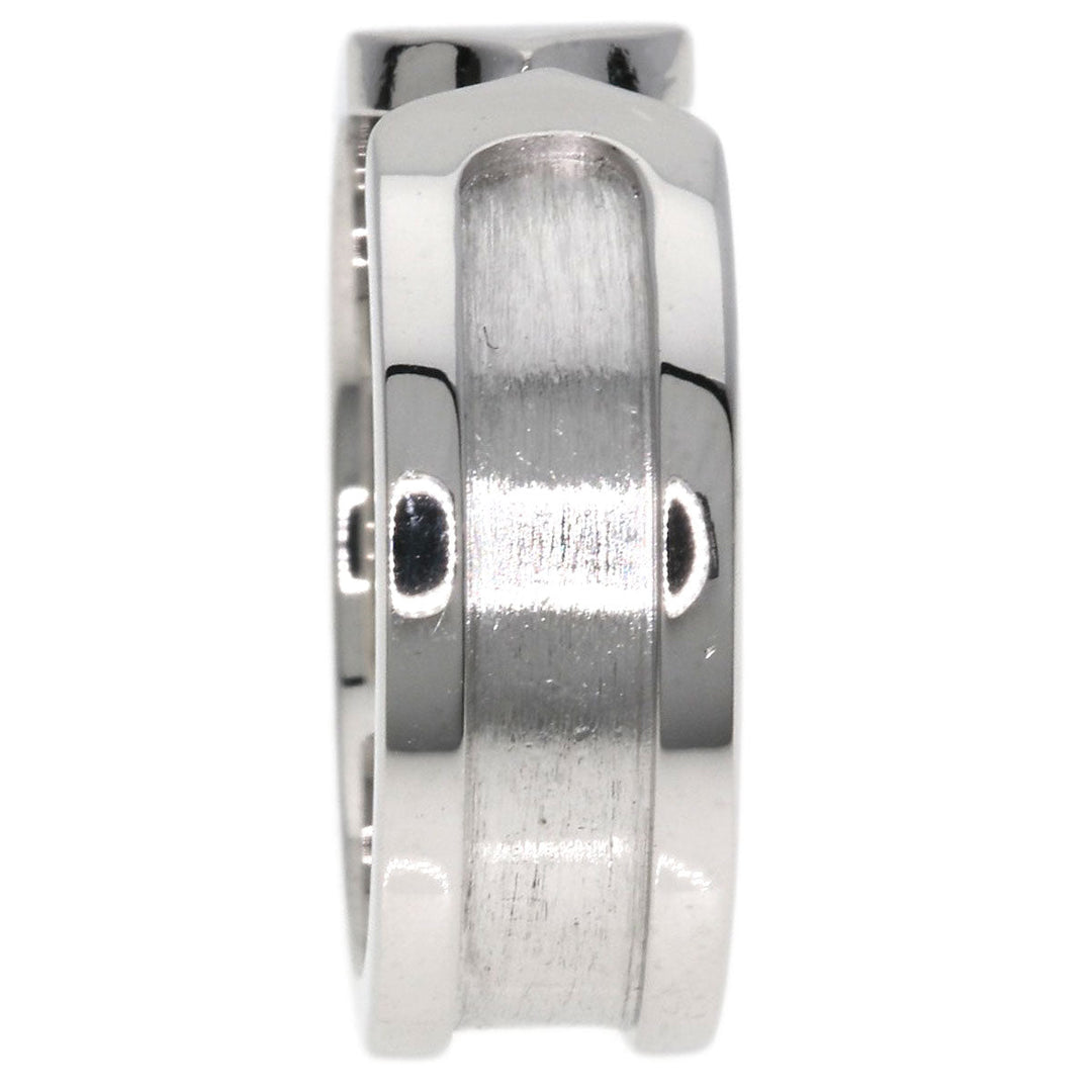 CARTIER Ring K18WG Silver C2 ring # 49 Women Used Authentic