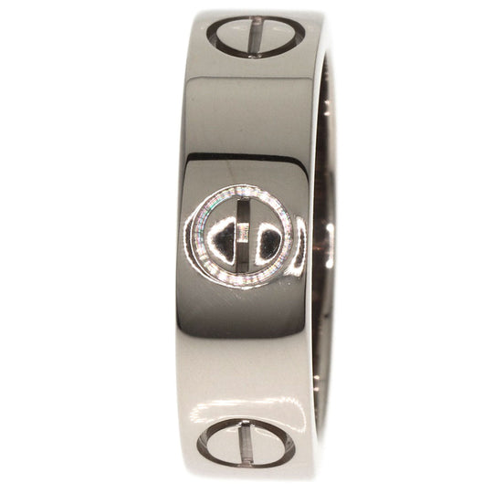 CARTIER Ring K18WG Silver Love Ring #51