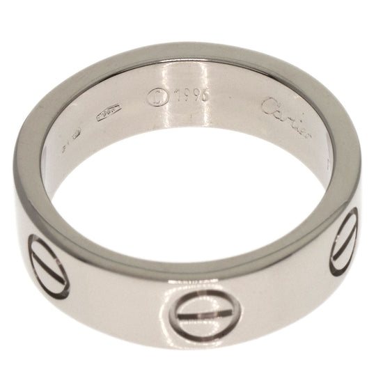 CARTIER Ring K18WG Silver Love Ring #51