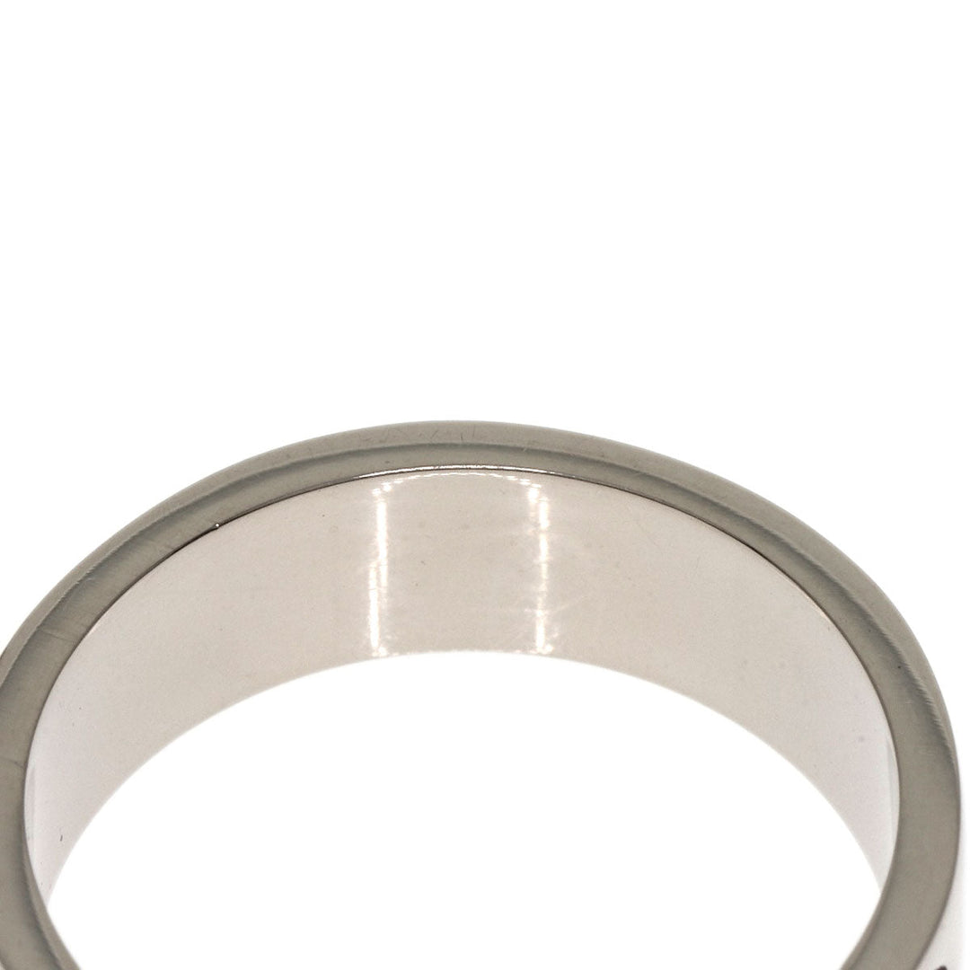 CARTIER Ring K18WG Silver Love Ring #57 Women Used Authentic