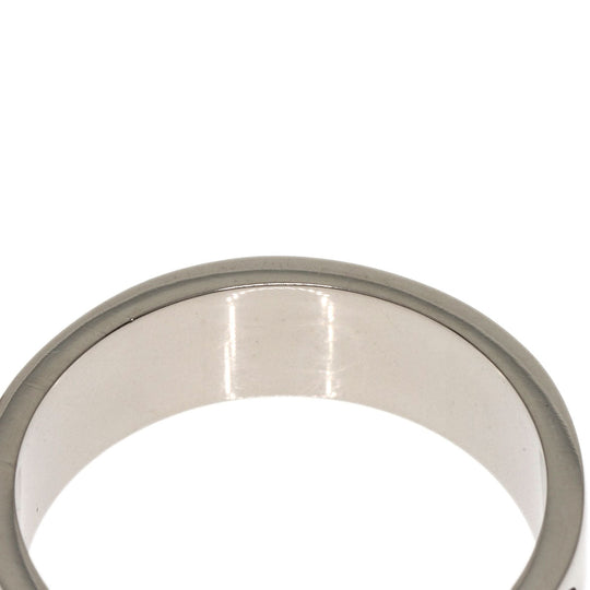 CARTIER Ring K18WG Silver Love Ring #57 Women Used Authentic