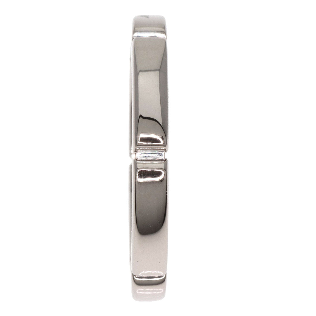 CARTIER Ring K18WG Silver Mailon Panthere # 49 Women Used Authentic