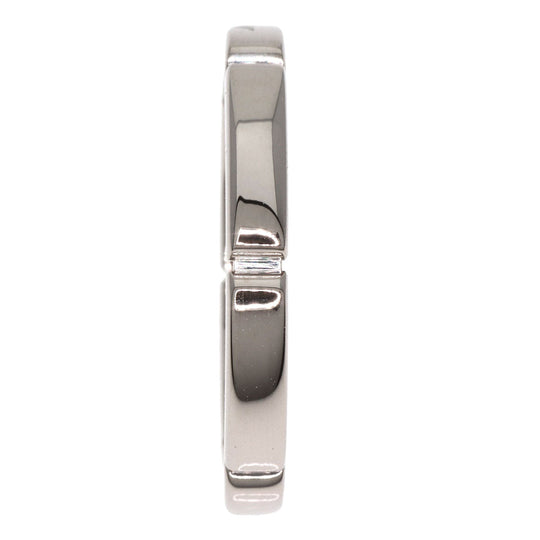 CARTIER Ring K18WG Silver Mailon Panthere # 49 Women Used Authentic