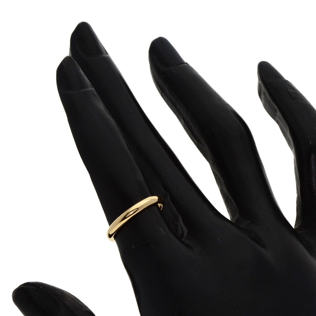 CARTIER Ring 18K Yellow Gold gold Wedding Classic #48 Women Used Authentic