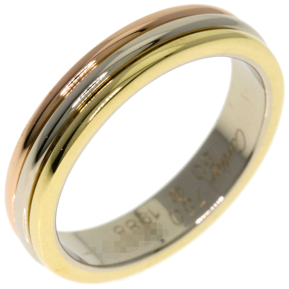 CARTIER Ring 18K Yellow Gold gold Three color # 50