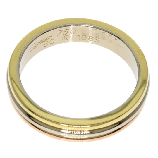 CARTIER Ring 18K Yellow Gold gold Three color # 50